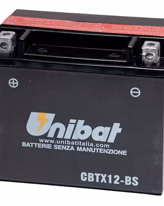 BATTERIA MOTO UNIBAT AGM cBTX12BS
