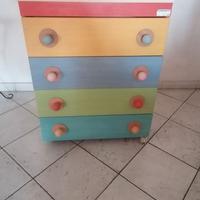 Cassettiera bagnetto fasciatoio Foppapedretti