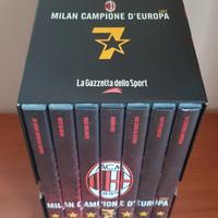 7 DVD AC Milan Campione d'Europa