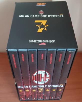 7 DVD AC Milan Campione d'Europa