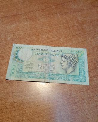 500 LIRE BIGLIETTO DI STATO MERCURIO 02/04/1979
