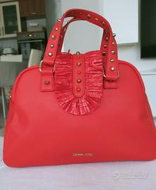 Borsa rossa a mano Denny Rose 