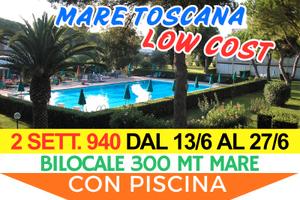Appartamenti giugno luglio agosto mare Toscana