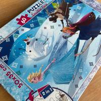 Frozen Puzzle doppia faccia 60 Pz.