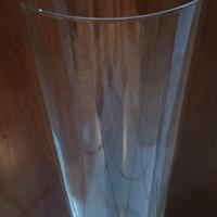 Vaso conico in vetro alto cm 70 