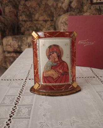 Icona in vetro Madonna della Tenerezza 