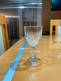 Bicchieri cristallo vintage anni 60