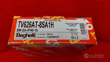Lampada emergenza Beghelli TV626AT-8SA1H