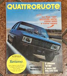 QUATTRORUOTE – Nr. 267 Marzo 1978  (originale)