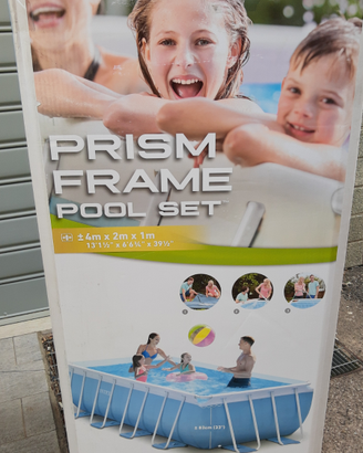 Piscina fuori terra intex 4x2x1h