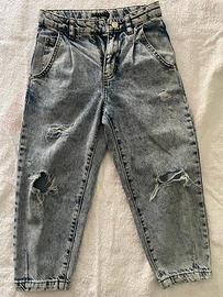 Jeans bimba, taglia 7-8 anni, SISLEY
