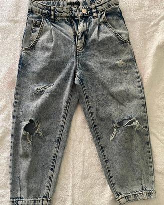 Jeans bimba, taglia 7-8 anni, SISLEY