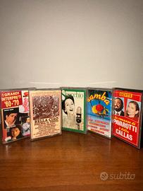 5 audiocassette vintage