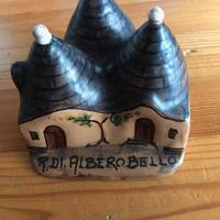 Souvenir anni 60 Trulli in Ceramica