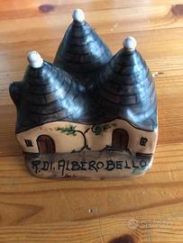 Souvenir anni 60 Trulli in Ceramica