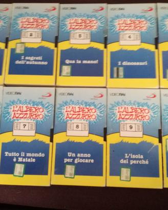 Videocassette vhs: l'albero azzurro