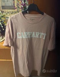 t-shirt carhartt rosa cipria