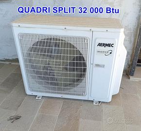 CLIMATIZZATORE POMPA DI CALORE AERMEC QUADRI SPLIT