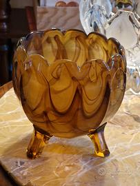 Vaso inglese Cloud Glass anni'30 di Davidson