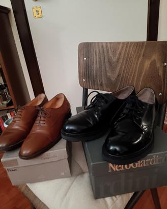 stringate NG 37 nere e Campanile 38 marroni