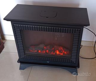 Caminetto elettrico 1800w termostato regolabile 
