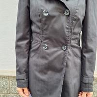 cappottino tipo trench misto cotone 