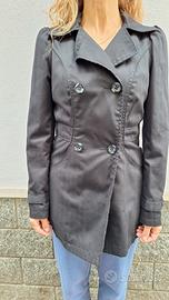 cappottino tipo trench misto cotone 
