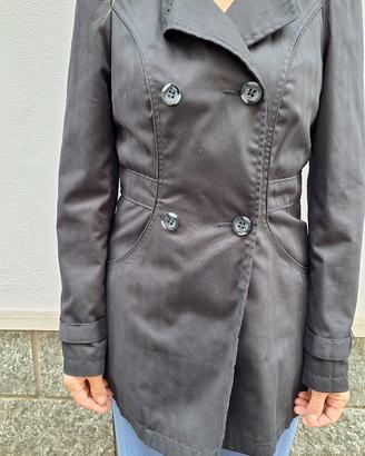 cappottino tipo trench misto cotone 