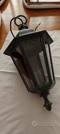 Lampada da parete vintage - metallo effetto antico