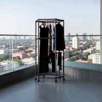 Stendibiancheria Verticale Esagonale a Doppio Stra