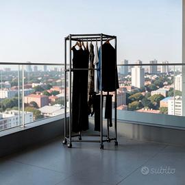 Stendibiancheria Verticale Esagonale a Doppio Stra