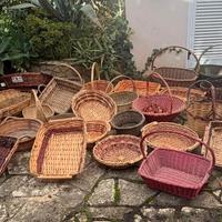 Ceste in vimini artigianali - varie misure