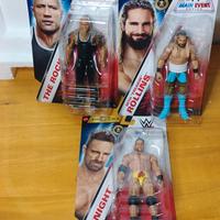 Action Figure WWE The Rock, Seth Rollins, LA Knigh