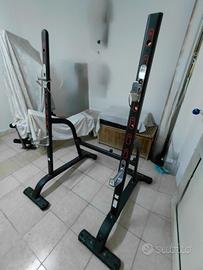 rack supporto bilanciere regolabile