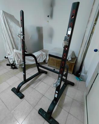 rack supporto bilanciere regolabile
