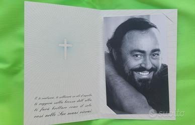 SANTINO FUNERALE PAVAROTTI ORIGINALE CON BUSTA