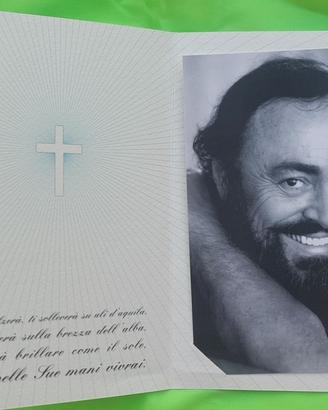 SANTINO FUNERALE PAVAROTTI ORIGINALE CON BUSTA