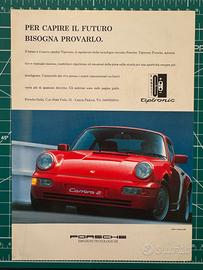 Pubblicità originale Porsche Tiptronic — anno 1991