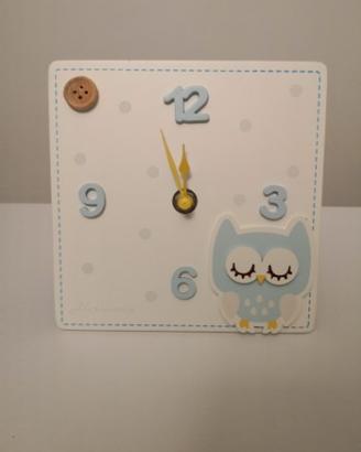 Orologio Nascita - Celeste