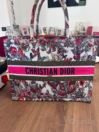 Borsa originale Christian Dior- Book tote farfalle