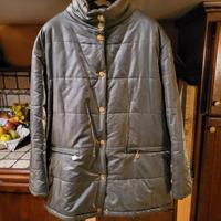 Piumino Burberrys' Donna Silver - tg Large 46