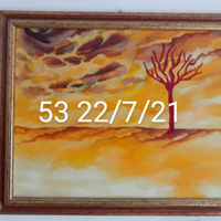 Quadro "Albero rosso "