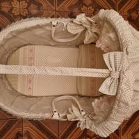 Culla in vimini per neonato