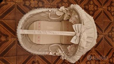 Culla in vimini per neonato