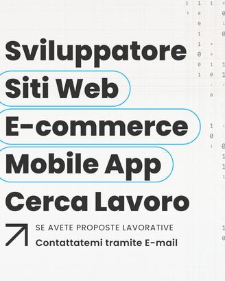 Programmatore Mobile App | Programmatore Siti Web