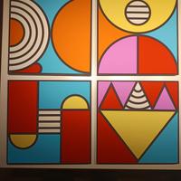 Quadro Geometric pop art 