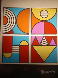 Quadro Geometric pop art 