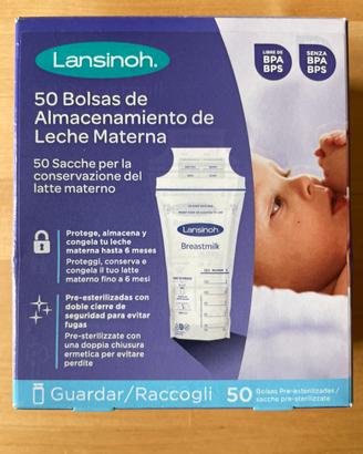 Allattamento - Sacche conservazione latte Lansinoh