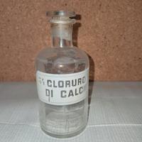 Flacone da farmacia/laboratorio d’epoca – Cloruro