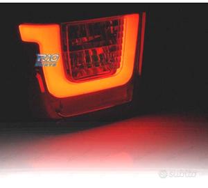 FANALI LED BAR VOLKSWAGEN VW T4 90-03 ROSSO FUMÉ E